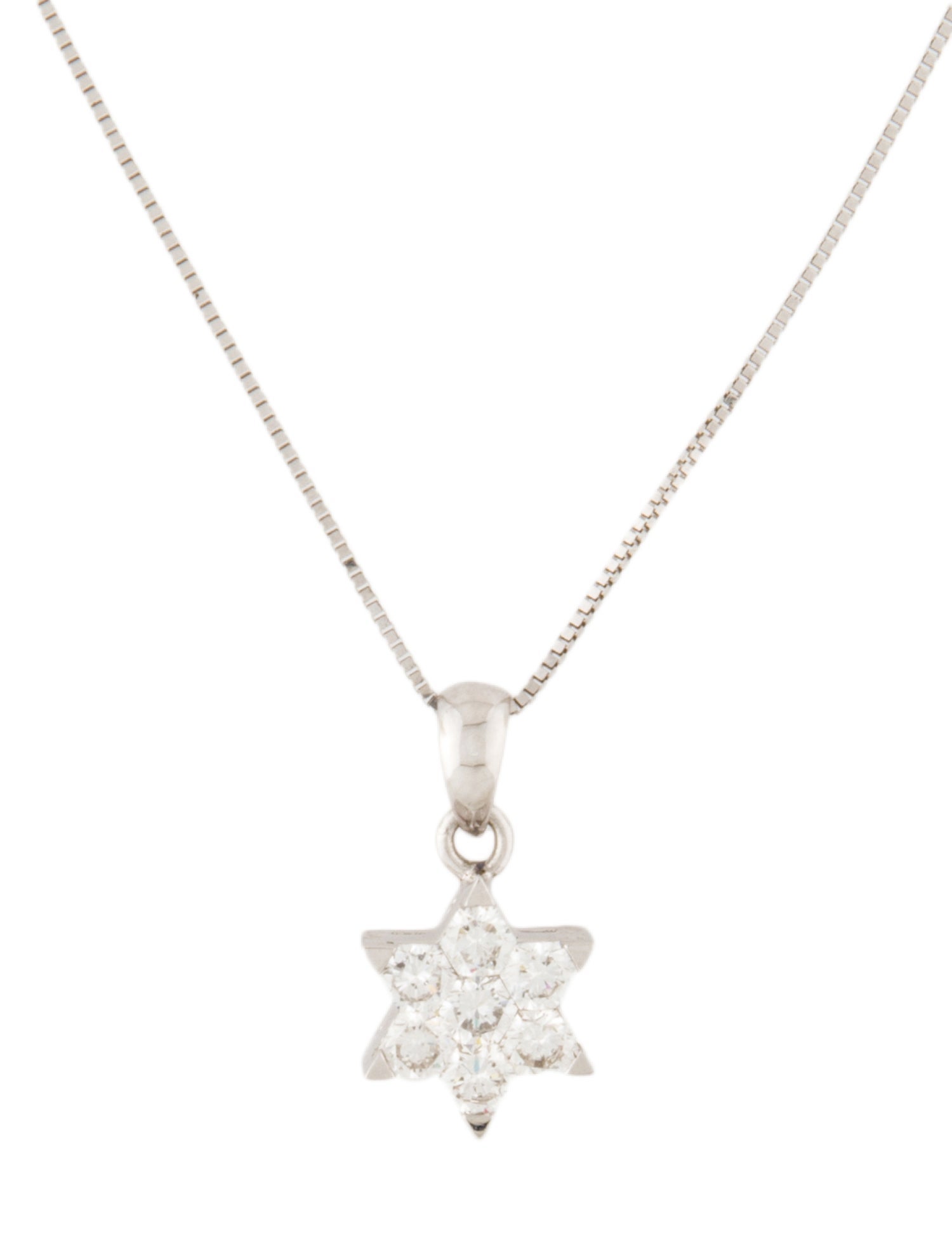 Necklace Diamond Star Pendant Necklace
