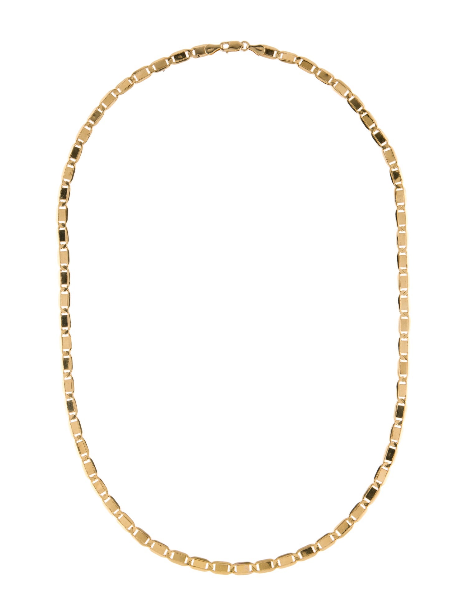 Necklace 14K Anchor Link Chain Necklace