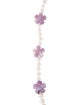 Necklace 14K Pearl & Lepidolite Station Necklace