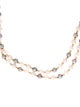 Necklace 14K Pearl Bead Double Strand Necklace