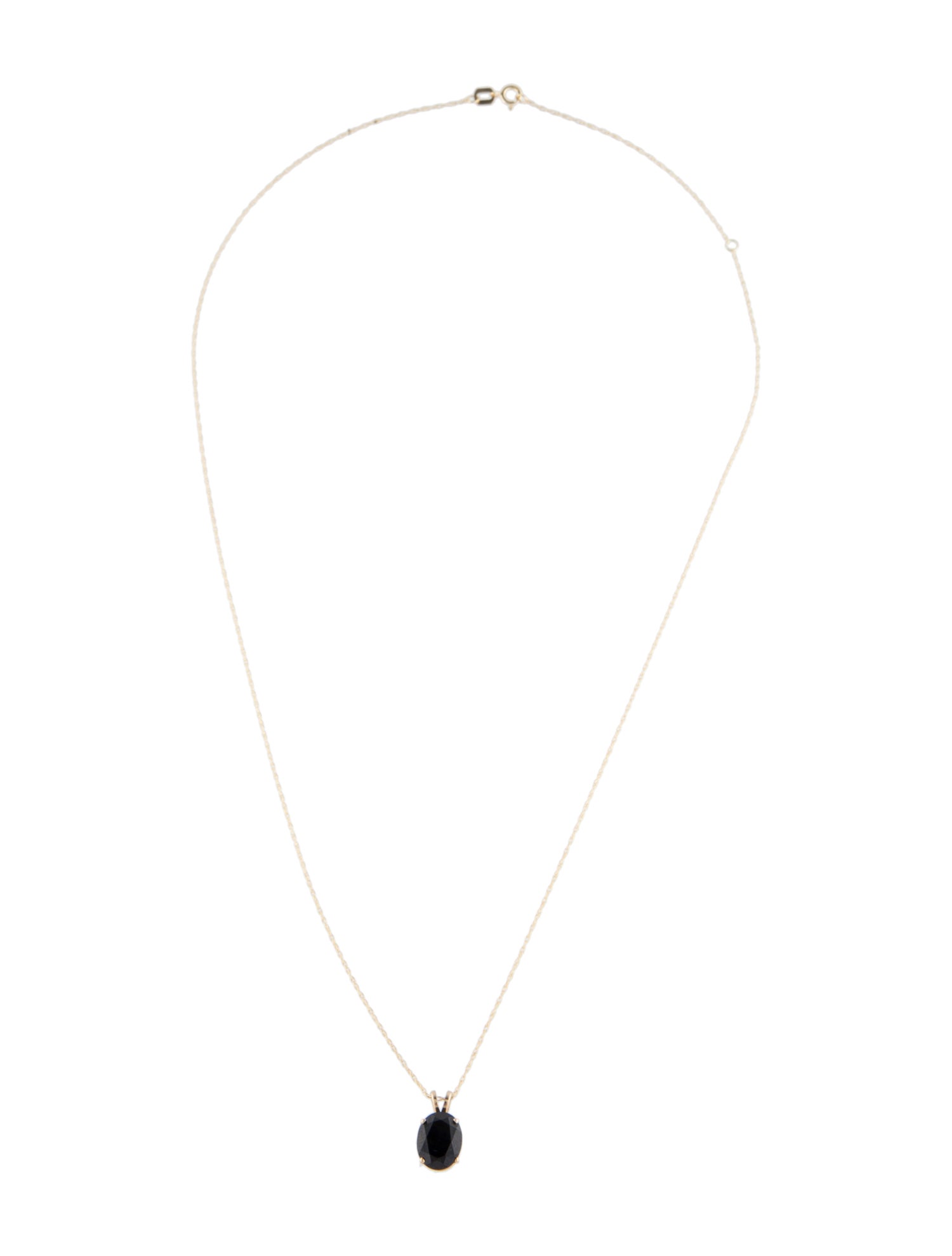 Necklace 14K Spinel Pendant Necklace