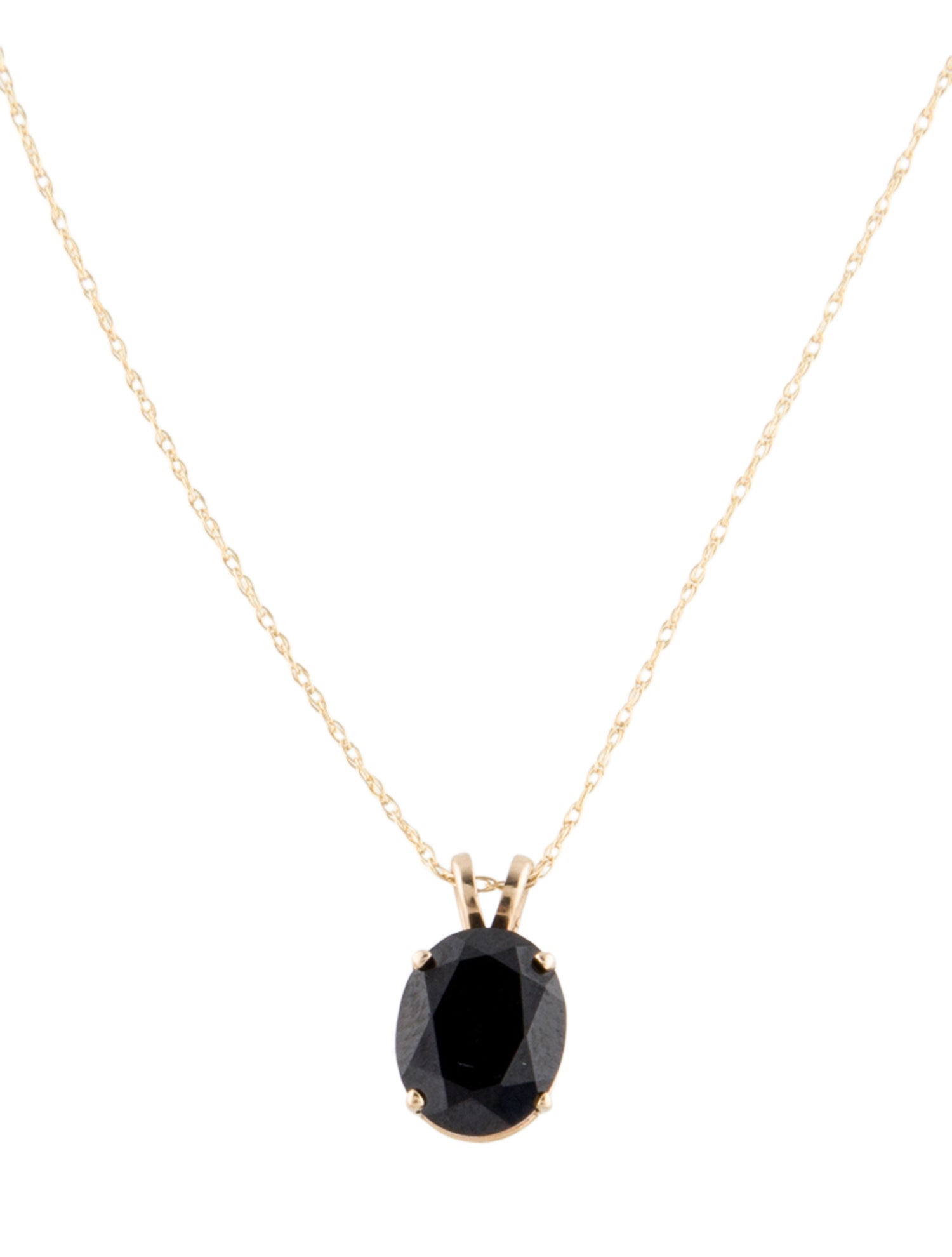 Necklace 14K Spinel Pendant Necklace