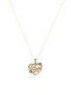 Necklace 14K "I Love You" Heart Pendant Necklace