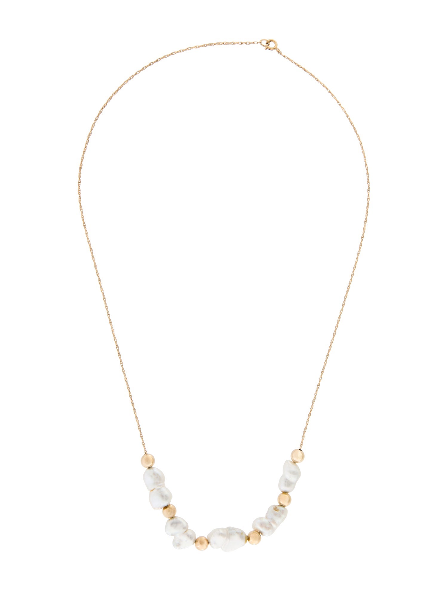 Necklace 14K Pearl Collar Necklace