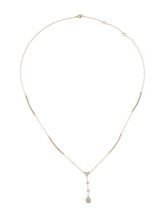 Necklace 14K Diamond Lavalier Necklace