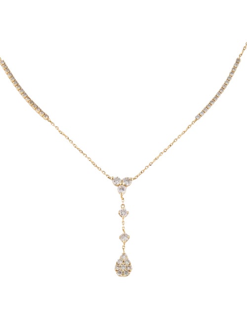 Necklace 14K Diamond Lavalier Necklace