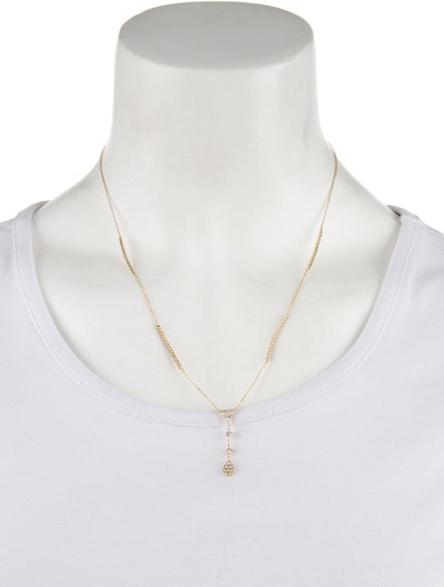 Necklace 14K Diamond Lavalier Necklace