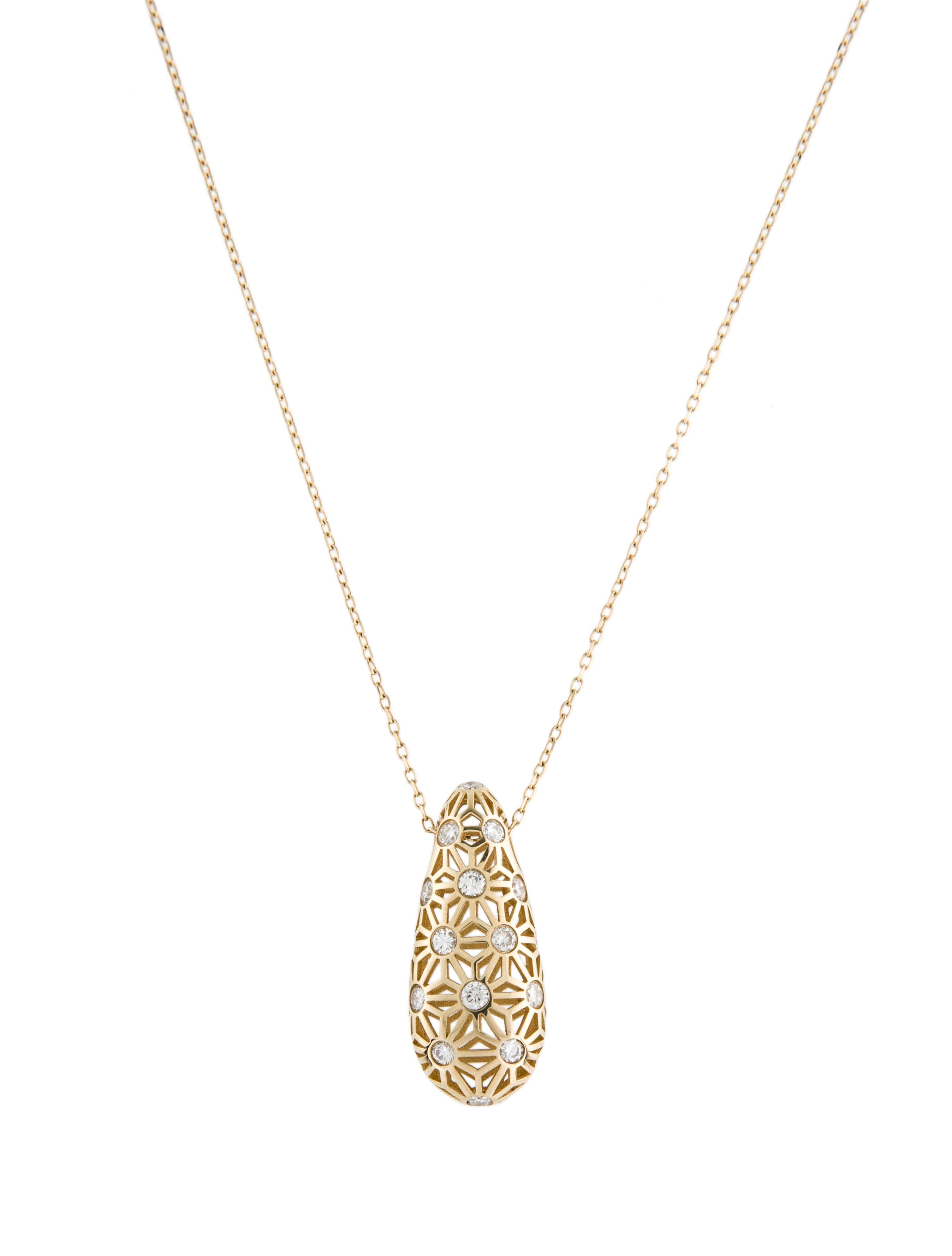 Necklace 14K Diamond Pendant Necklace