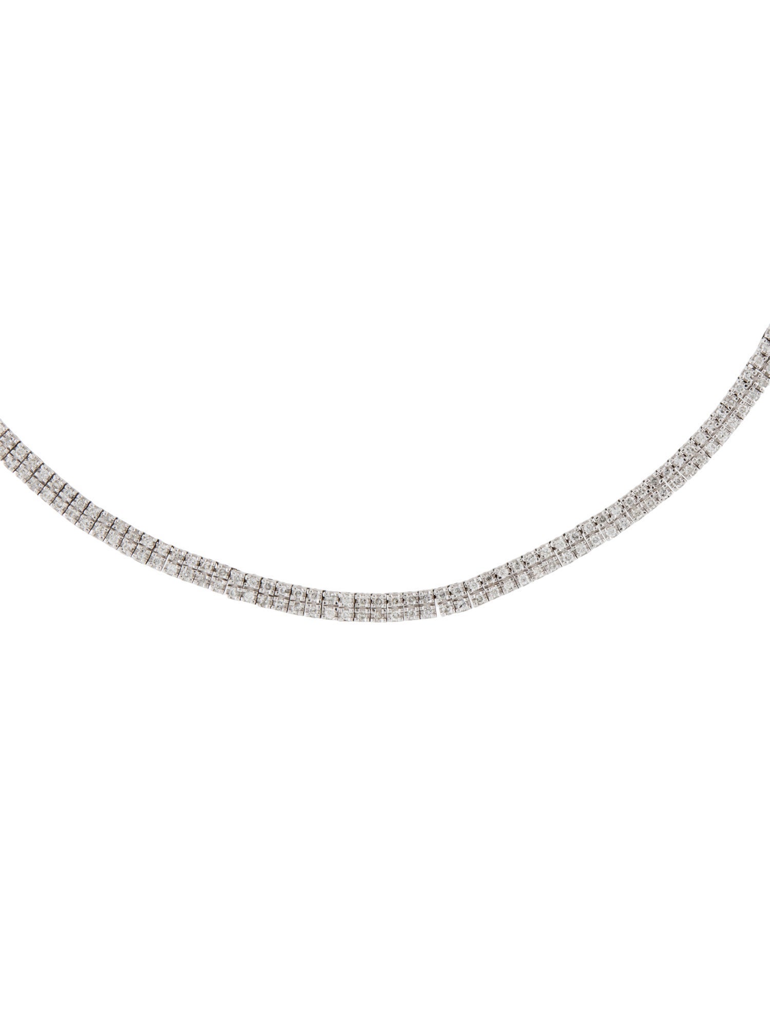 Necklace 18K 5.53ctw Diamond Collar Necklace