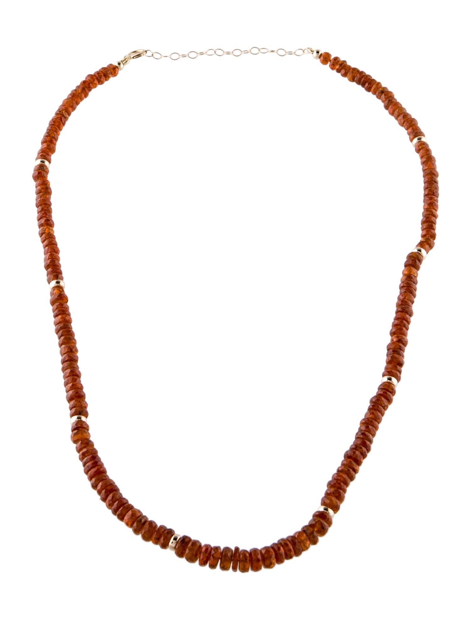 Necklace 14K Kyanite Bead Strand Necklace