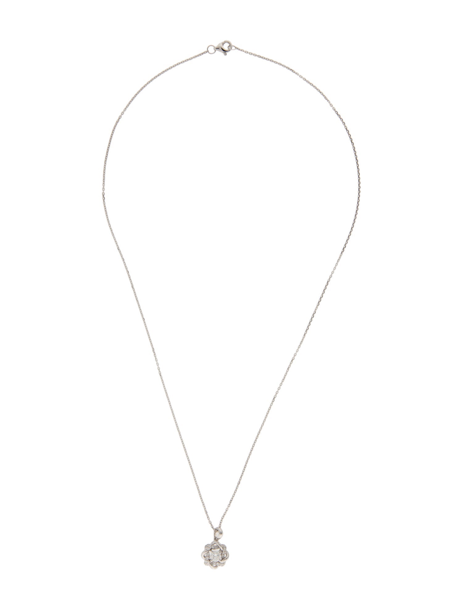 Necklace 14K Diamond Pendant Necklace