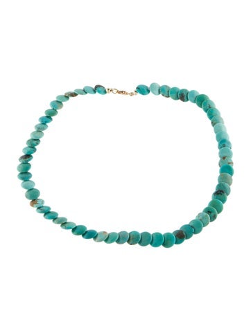 Necklace Bead Strand 22K Turquoise