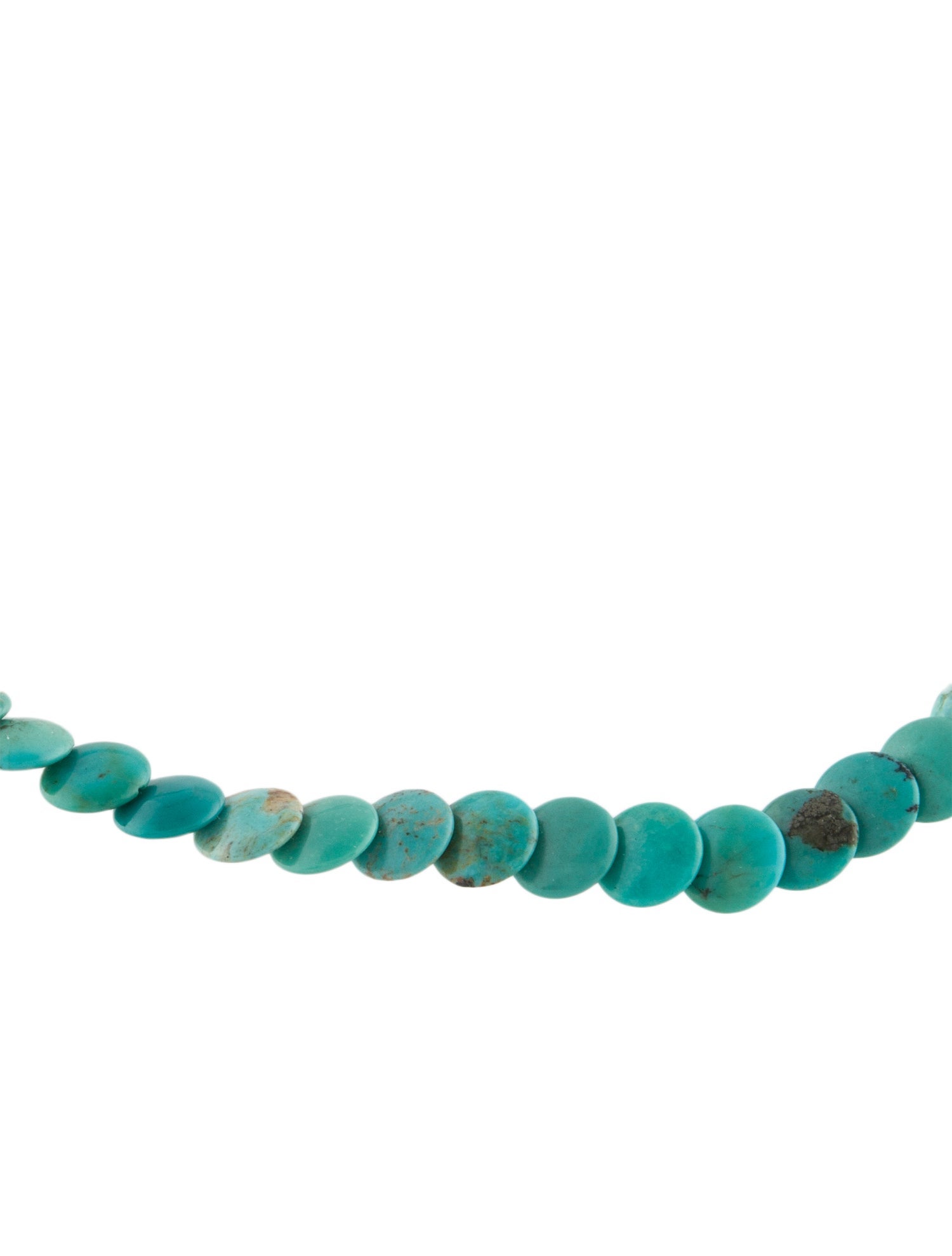 Necklace 22K Turquoise Bead