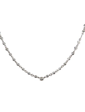 Necklace 14K 3.12ctw Diamond Station Necklace