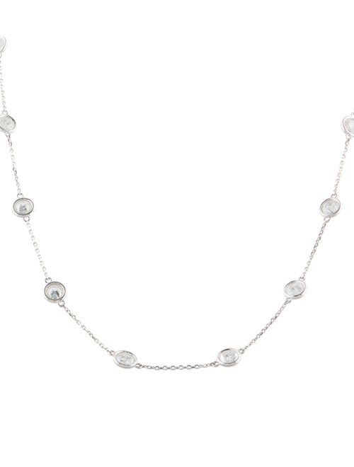 Necklace 14K 5.22ctw Diamond Station Necklace