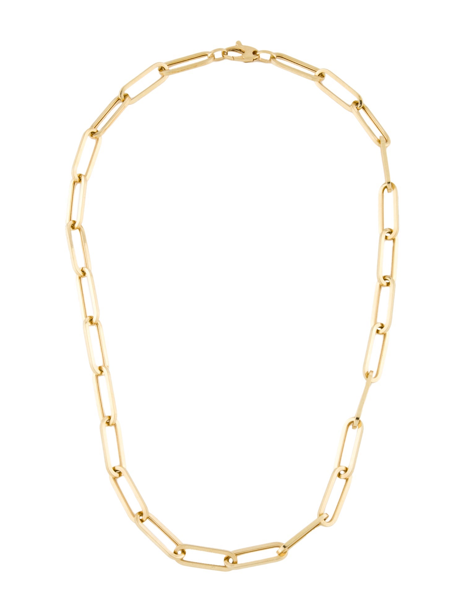 Necklace 14K Open Link Chain Necklace
