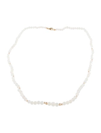 Necklace 14K Graduated Opal Bead Necklace