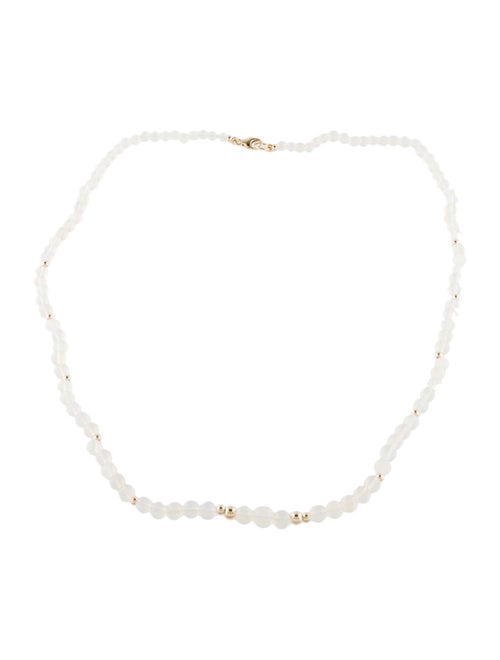 Necklace 14K Graduated Opal Bead Necklace