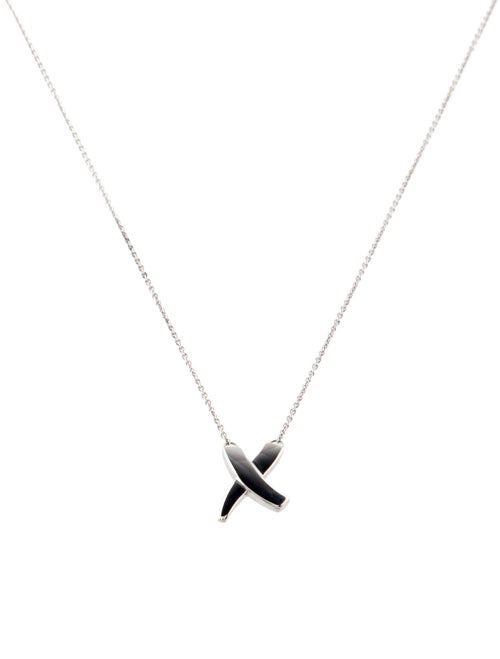 Necklace 14K 'X' Pendant Necklace