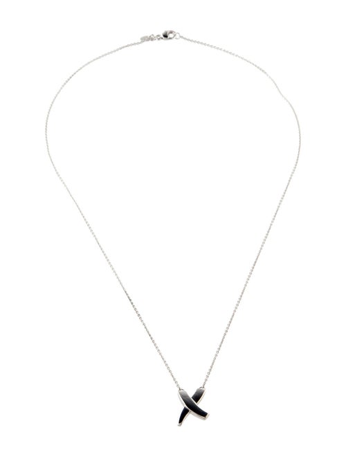 Necklace 14K 'X' Pendant Necklace