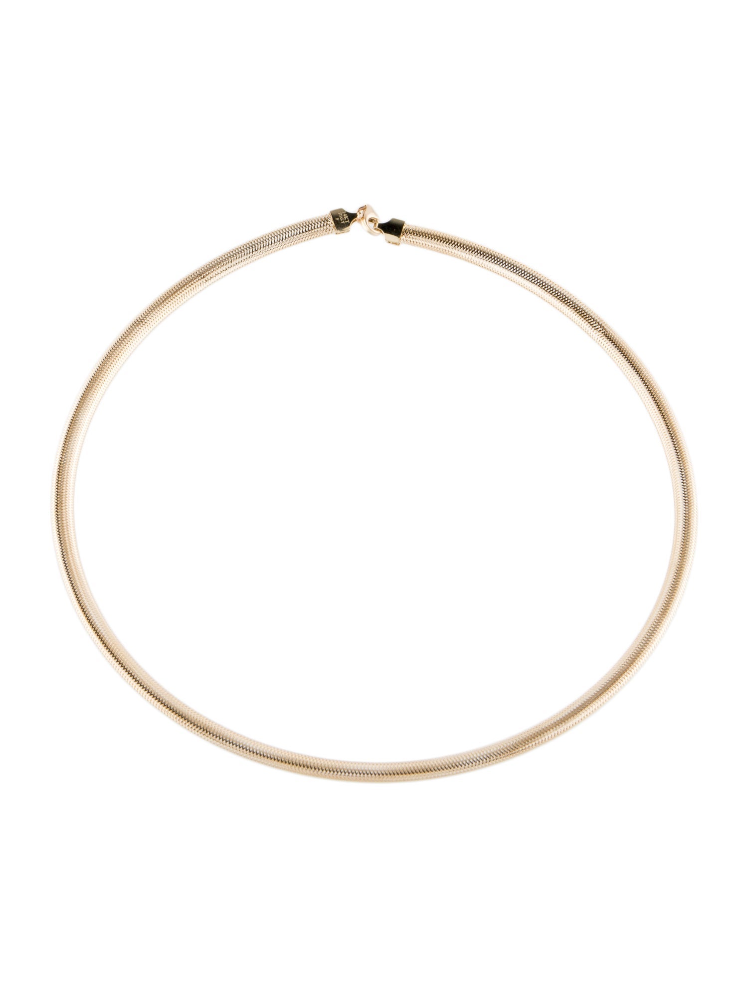 Necklace 14K Mesh Chain Collar