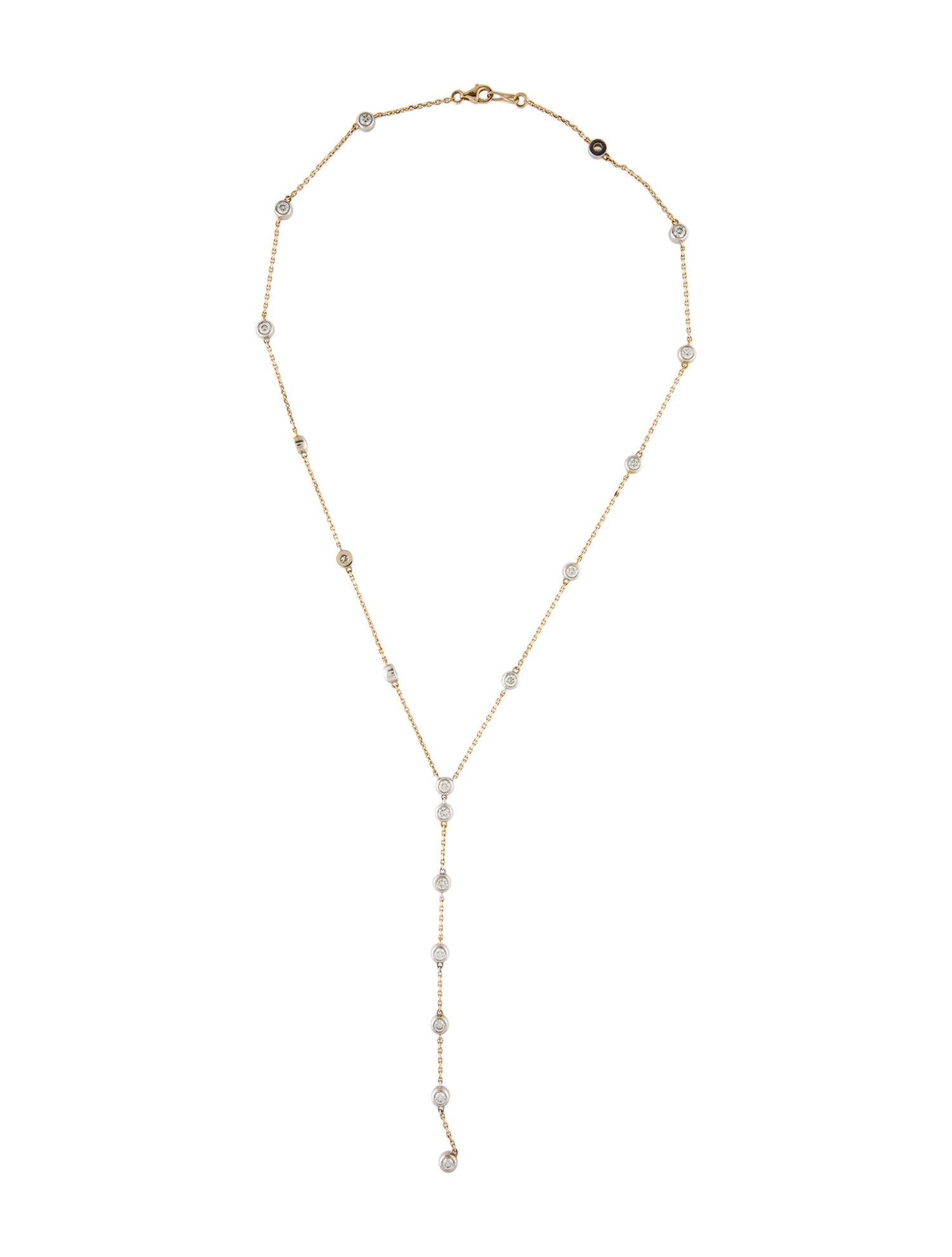 Necklace 14K 1.90ctw Diamond Lavalier Necklace