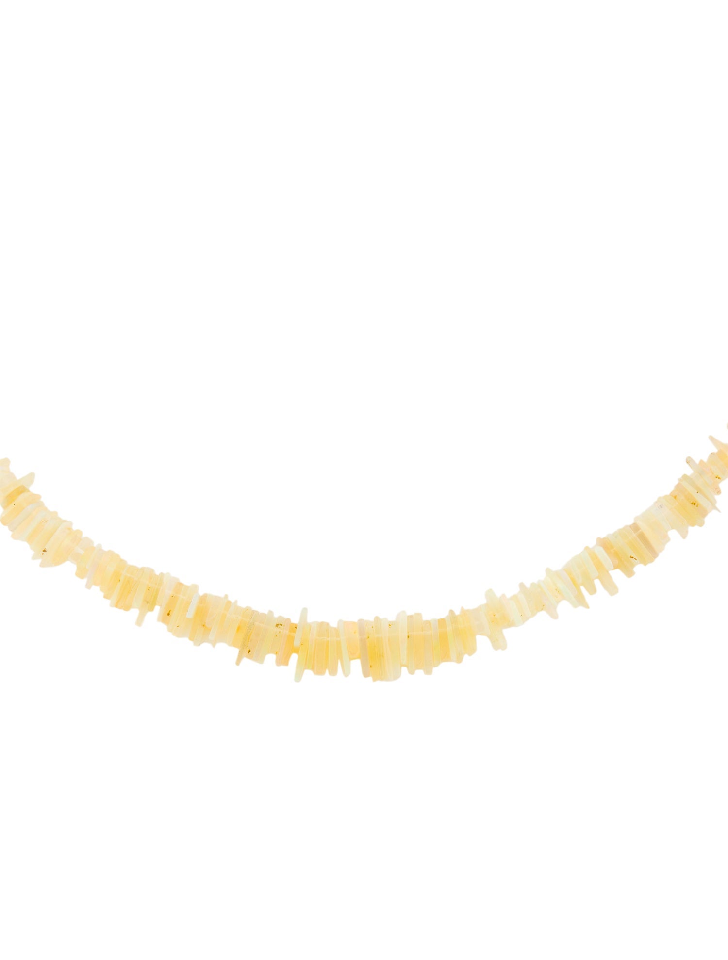 Necklace 18K Opal Bead