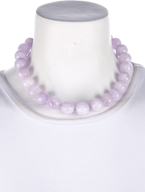 Necklace 14K Quartzite Bead Strand