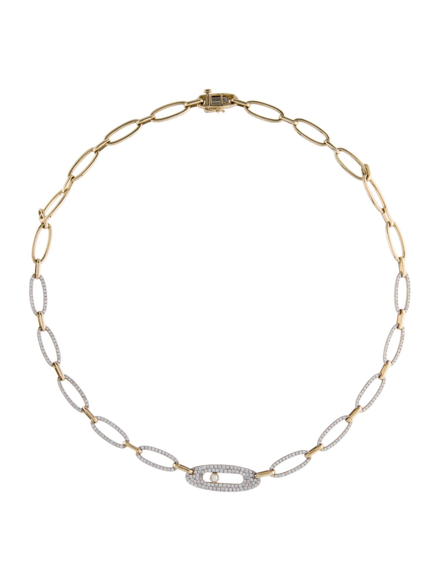 Necklace 14K 2.00ctw Diamond Link Necklace