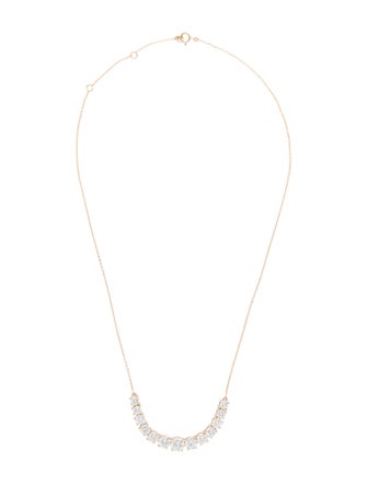 Necklace 14K 5.47ctw Lab-Grown Diamond Collar Necklace