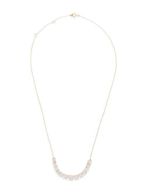 Necklace 14K 5.47ctw Lab-Grown Diamond Collar Necklace