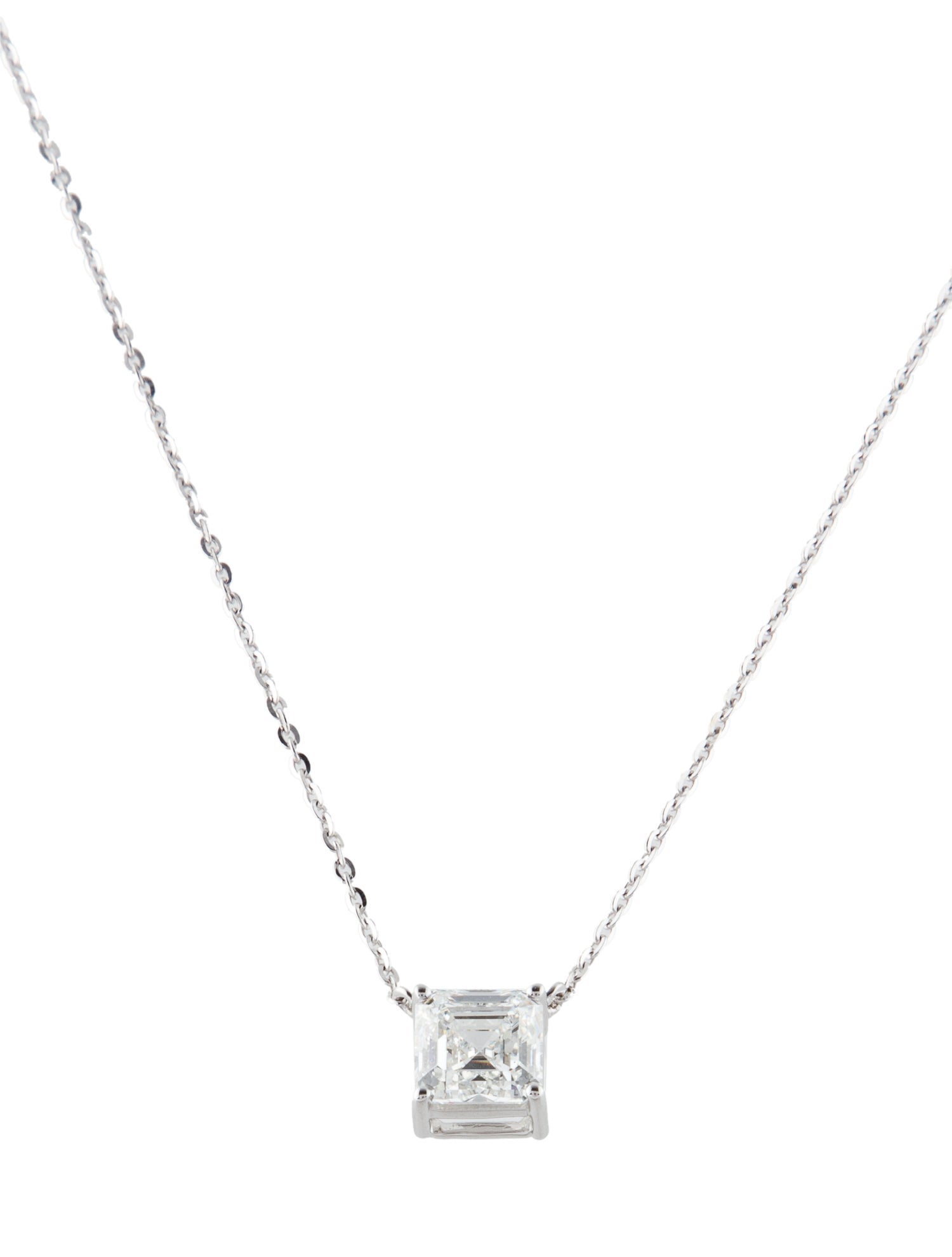 Necklace 14K 2.29ct Lab-Grown Diamond Pendant Necklace