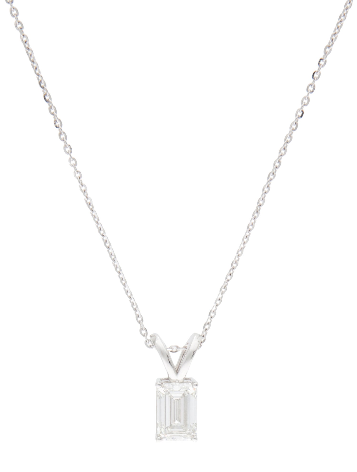 Necklace 14K 2.45ct Lab-Grown Diamond Pendant Necklace