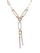 Necklace 14K 1.00ctw Diamond Lavalier Necklace