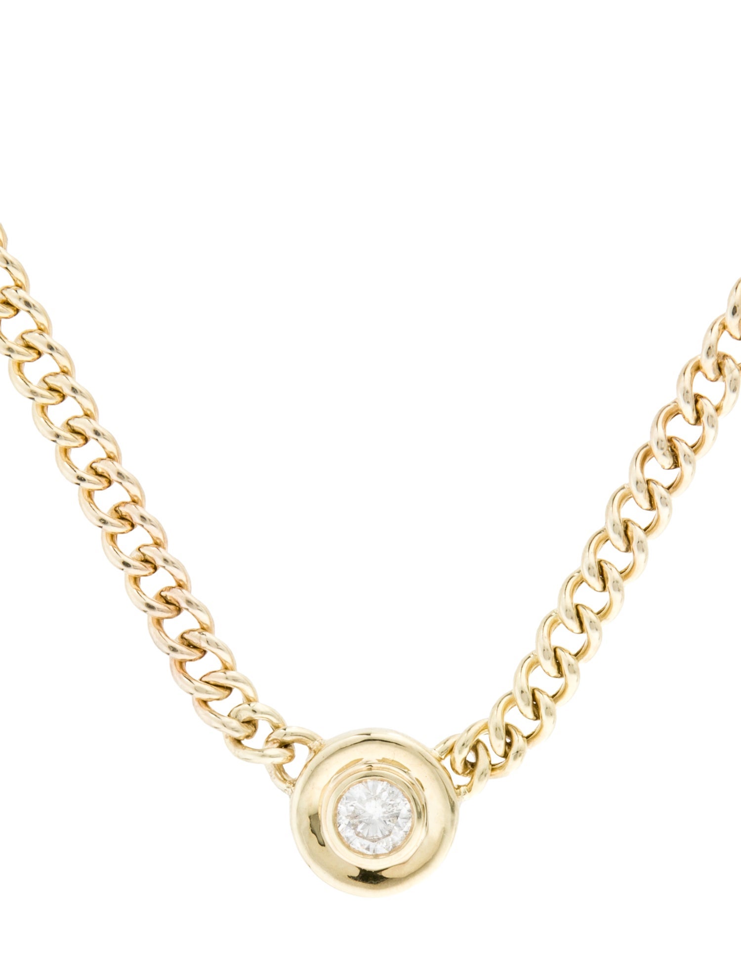 Necklace 14K 1.00ct Diamond Collar