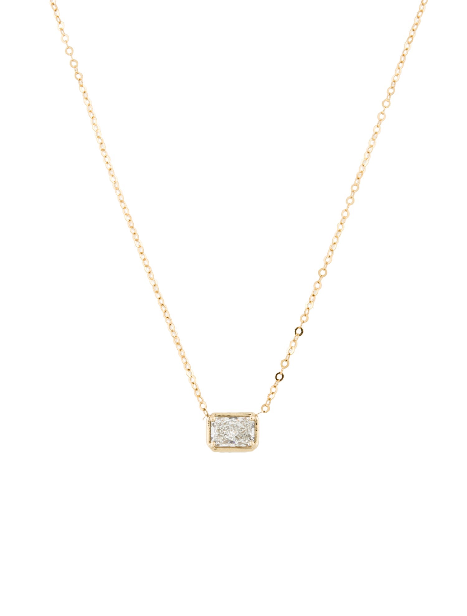 Necklace 14K 1.79ct Lab-Grown Diamond Pendant Necklace