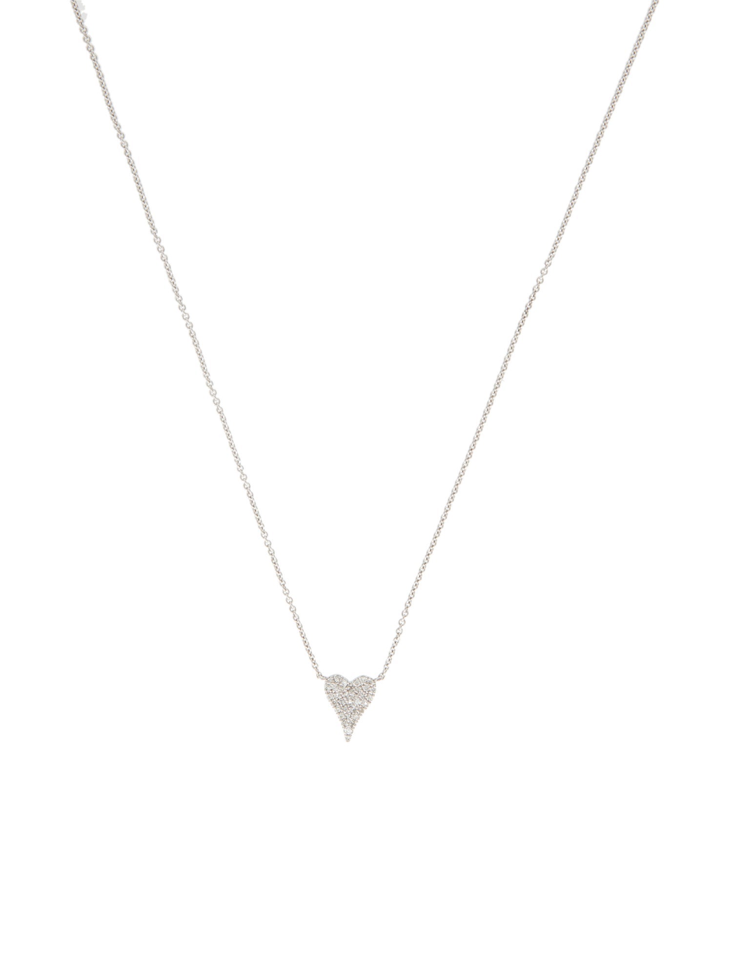 Necklace 14K Diamond Heart Pendant
