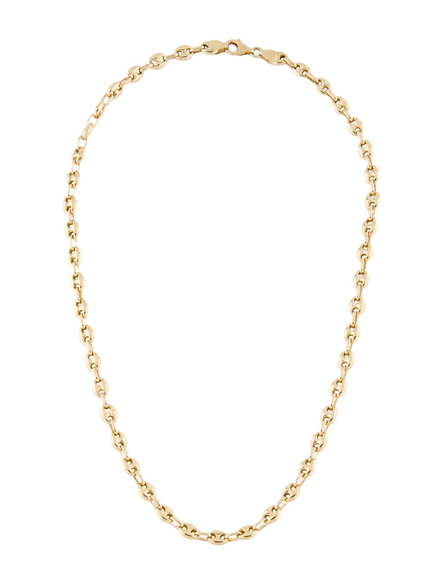 Necklace 14K Puff Mariner Chain Necklace w/ Tags