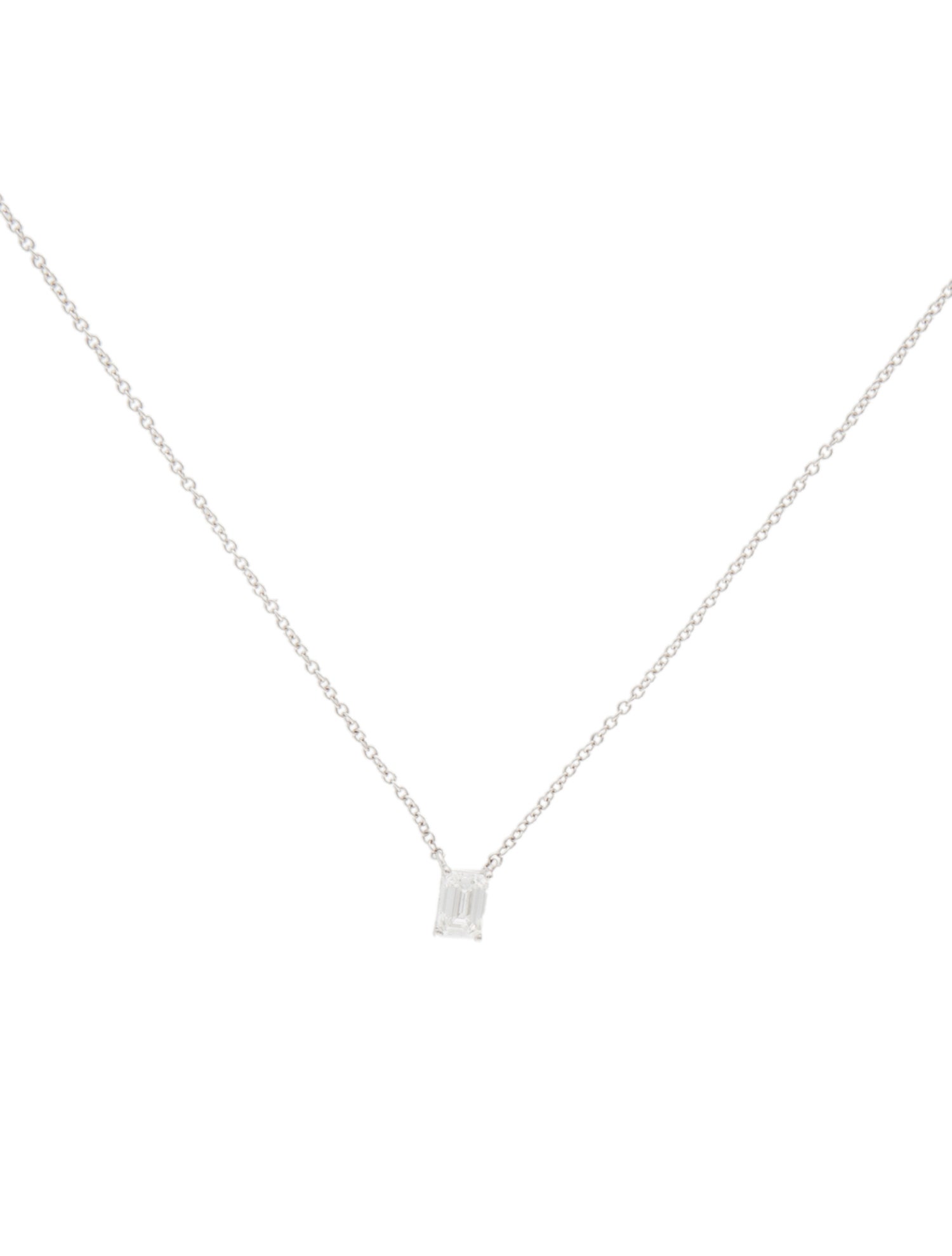 Necklace 14K Lab-Grown Diamond Pendant Necklace