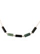 Necklace 14K Tourmaline Station Necklace