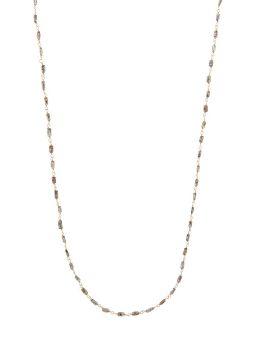 Necklace 18K Diamond Station Chain Necklace