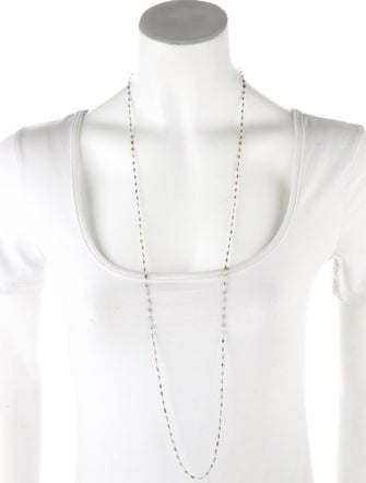 Necklace 18K Diamond Station Chain Necklace