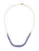 Necklace 18K Tanzanite Beaded Necklace