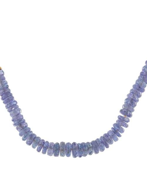 Necklace 18K Tanzanite Beaded Necklace