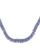 Necklace 18K Tanzanite Beaded Necklace