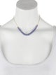 Necklace 18K Tanzanite Beaded Necklace