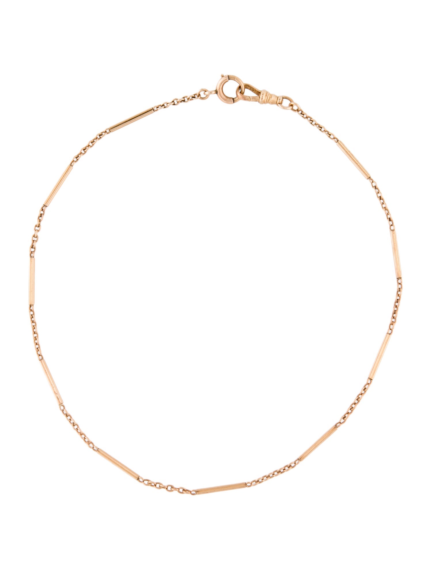 Necklace 14K Watch Chain Choker Necklace