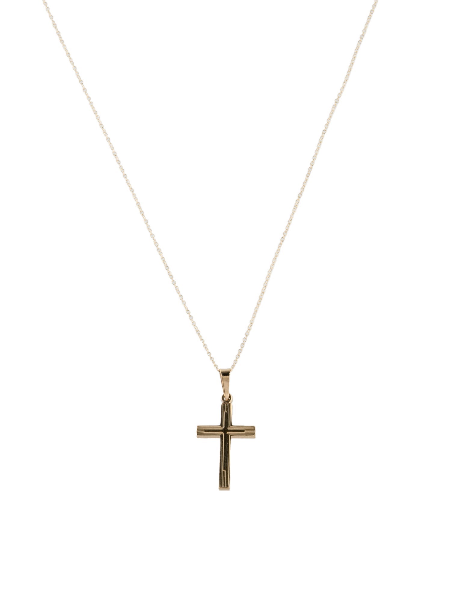 Necklace 14K Cross Pendant