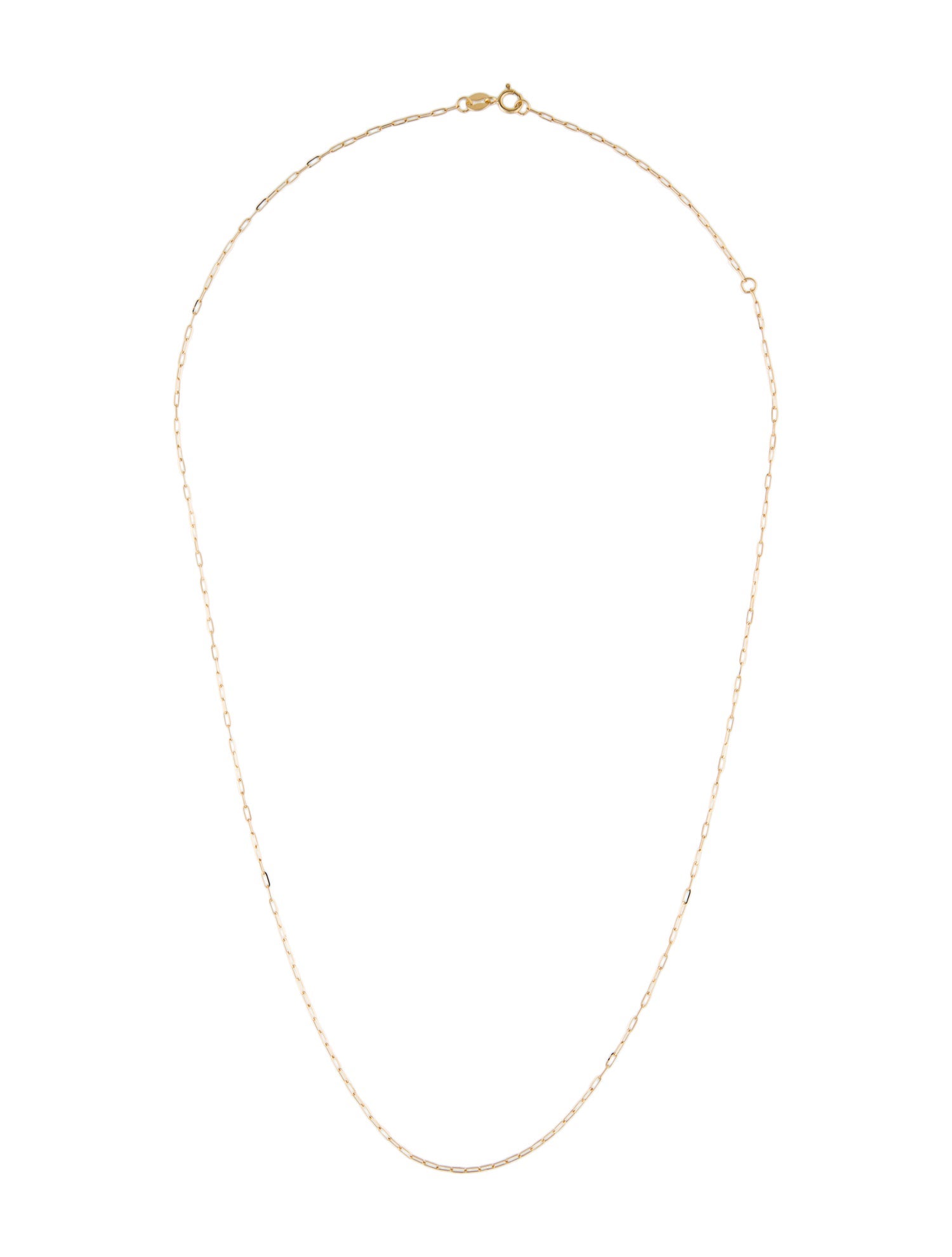 Necklace 14K Paperclip Chain Necklace
