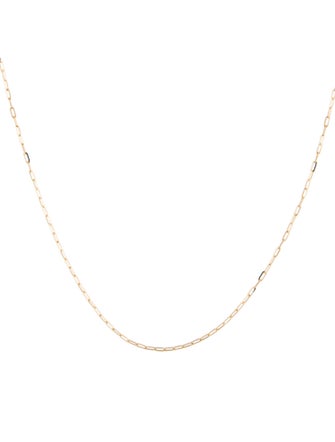 Necklace 14K Paperclip Chain Necklace